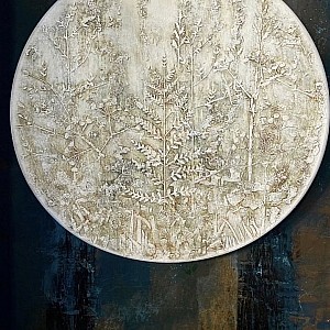 Трафарет - Полевые травы набор - Фотография интерьере 1