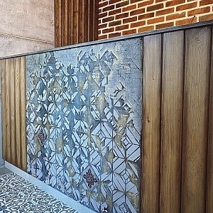 Трафарет - Квадро - Фотография интерьере 2