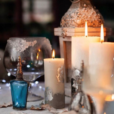 Мастер-класс - Бетонные свечи Мастер-класс - Бетонные свечи